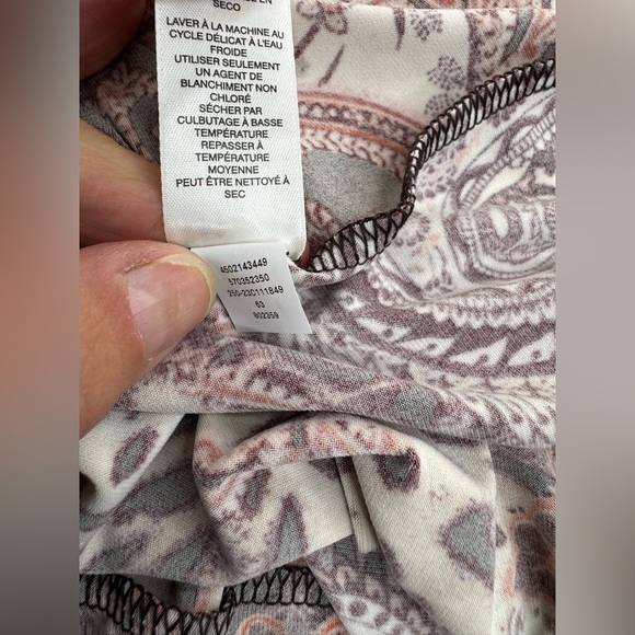 Chico’s Paisley Long Sleeve Maxi Dress Size Chicos 0 US 4 Small - Picture 8 of 13